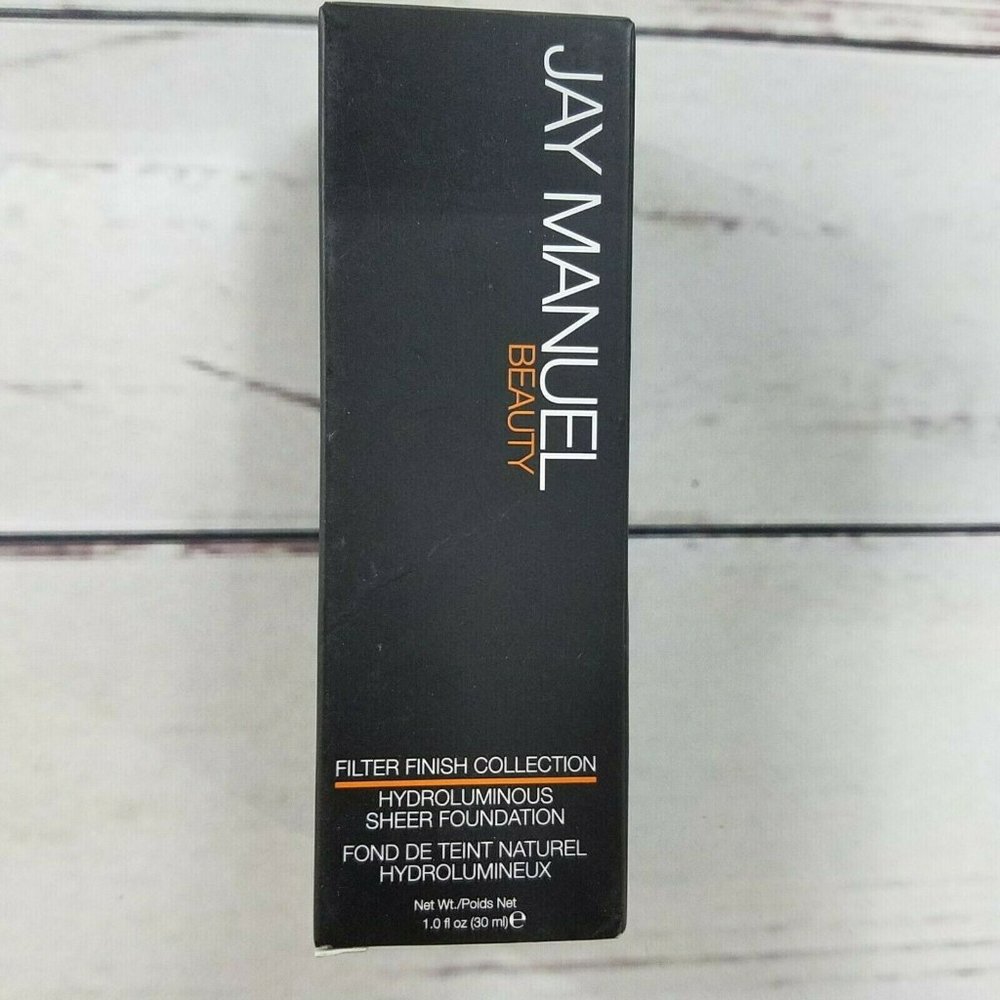 Jay Manuel Beauty Hydroluminous Sheer Foundation 1.0 oz Medium Filter 2